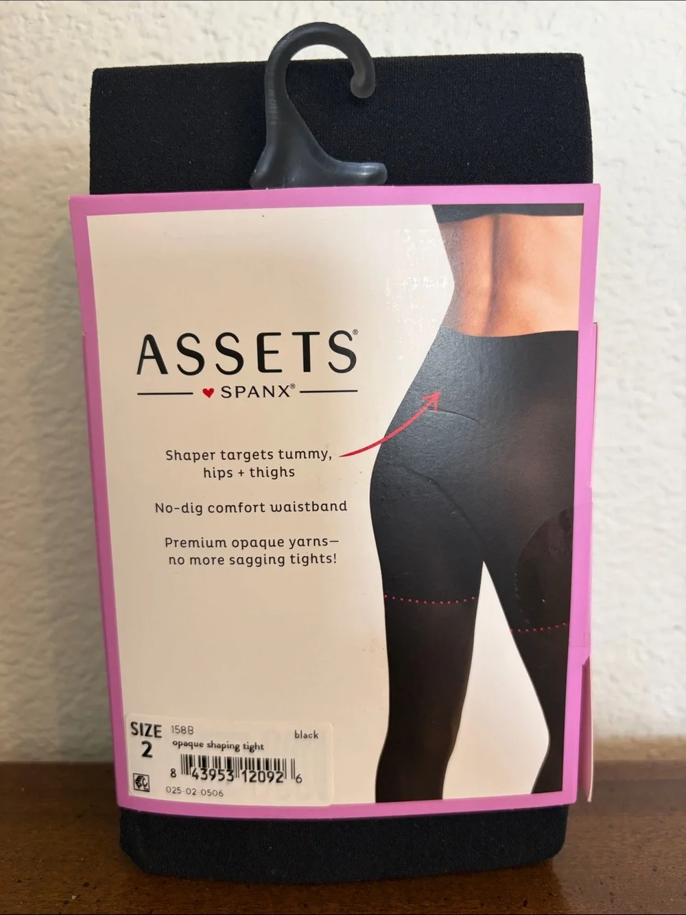 Assets by Spanx Opaque Shaping Tights Size 2 NWT